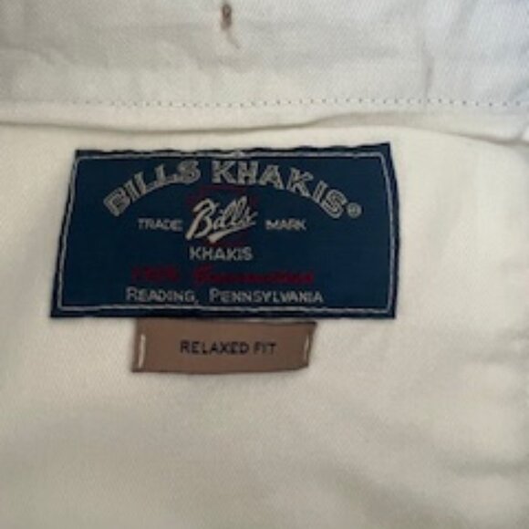 Bill's Khakis - 100% cotton (lightweight) - M1 style - Men 32 / 34 - Perfect - Picture 2 of 7